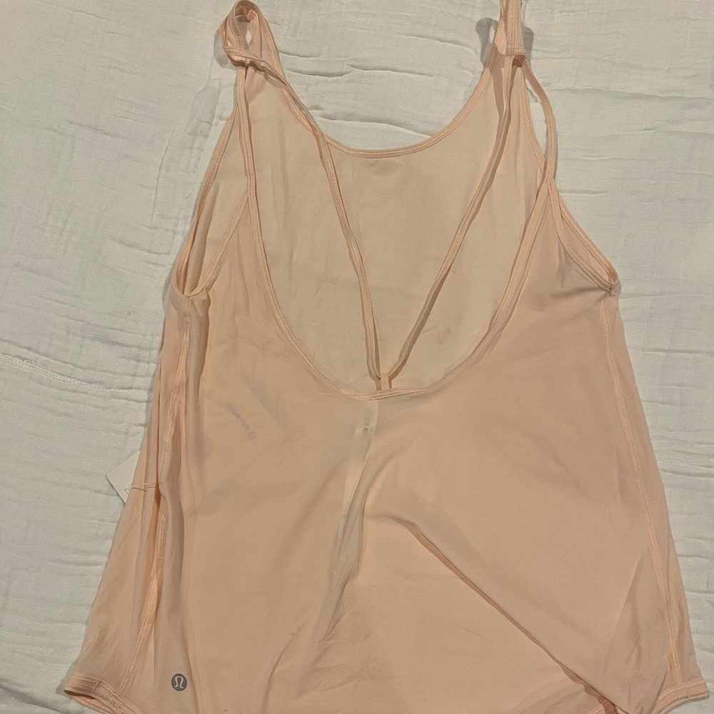 Lululemon Let it Slip tank, NWT, size 4, blush pink